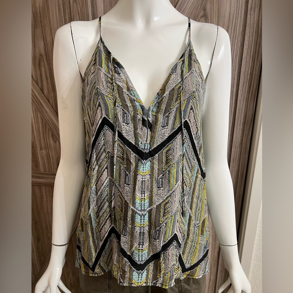Ella Moss Mazatlan Silk Tank Blouse size L